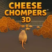 Cheese Chompers 3D Cheese Chompers 3D is a chaotic arena brawler where you play as a wiggly rat in a kitchen full of danger, speed boosts, and hilarious knockouts. Smash, flip, and survive, only one mouse makes it out on top!