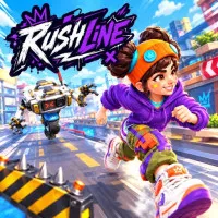 Escape the robot chasing you and claim the rewards waiting along the way! Play Rush Line now and push your run through the city as far as you can.